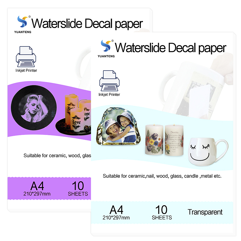 A4 デザインクリアウォータースライドデカール紙透明インクジ - Ink Blotter Paper のレビューと価格