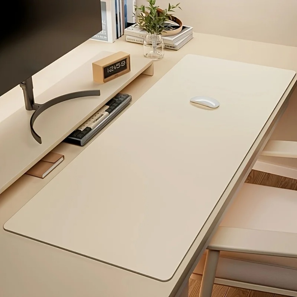 2026年製、大型フェイクレザー製マウスパッド1枚。オフィス - Leather Desk Pad のレビューと価格