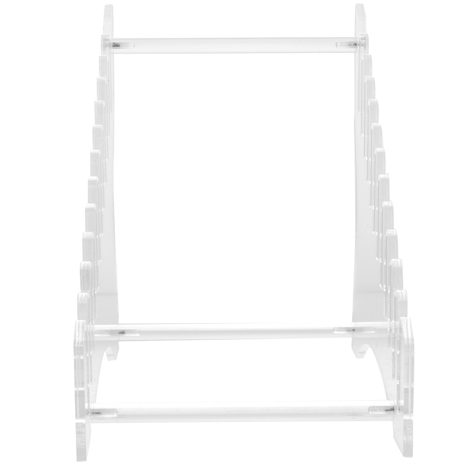 多段式のアクリル製レコードディスプレイラック。透明なレコード - Magazine Holder Rack のレビューと価格