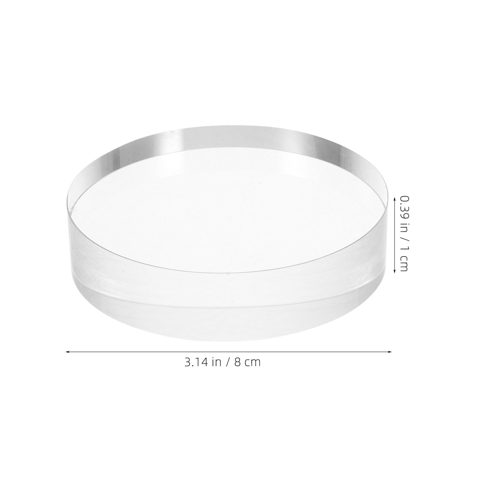 透明な丸いクリスタルガラス製ペーパーウェイト。直径約8cm。 - Paper Weight Crystal のレビューと価格