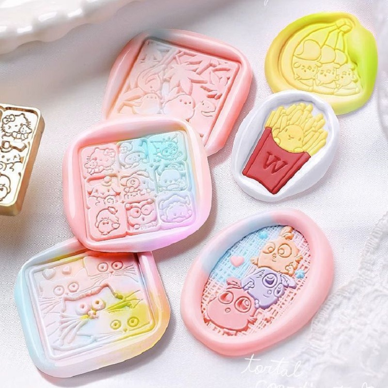 ワックスシールスタンプ かわいいスタンプワックス スタンプ用 - Wax Seal Stamp Set のレビューと価格