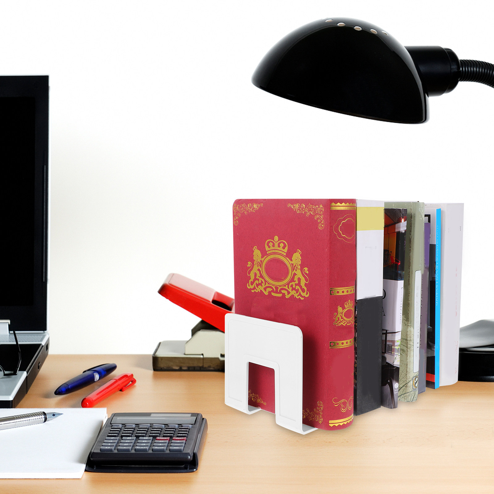 透明アクリル製の卓上収納ラック。書籍、ファイル、雑誌、書類な - Magazine Holder Rack のレビューと価格